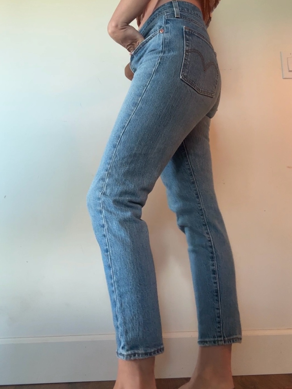 Levi's Wedgie Jeans, Medium Wash - size 29
